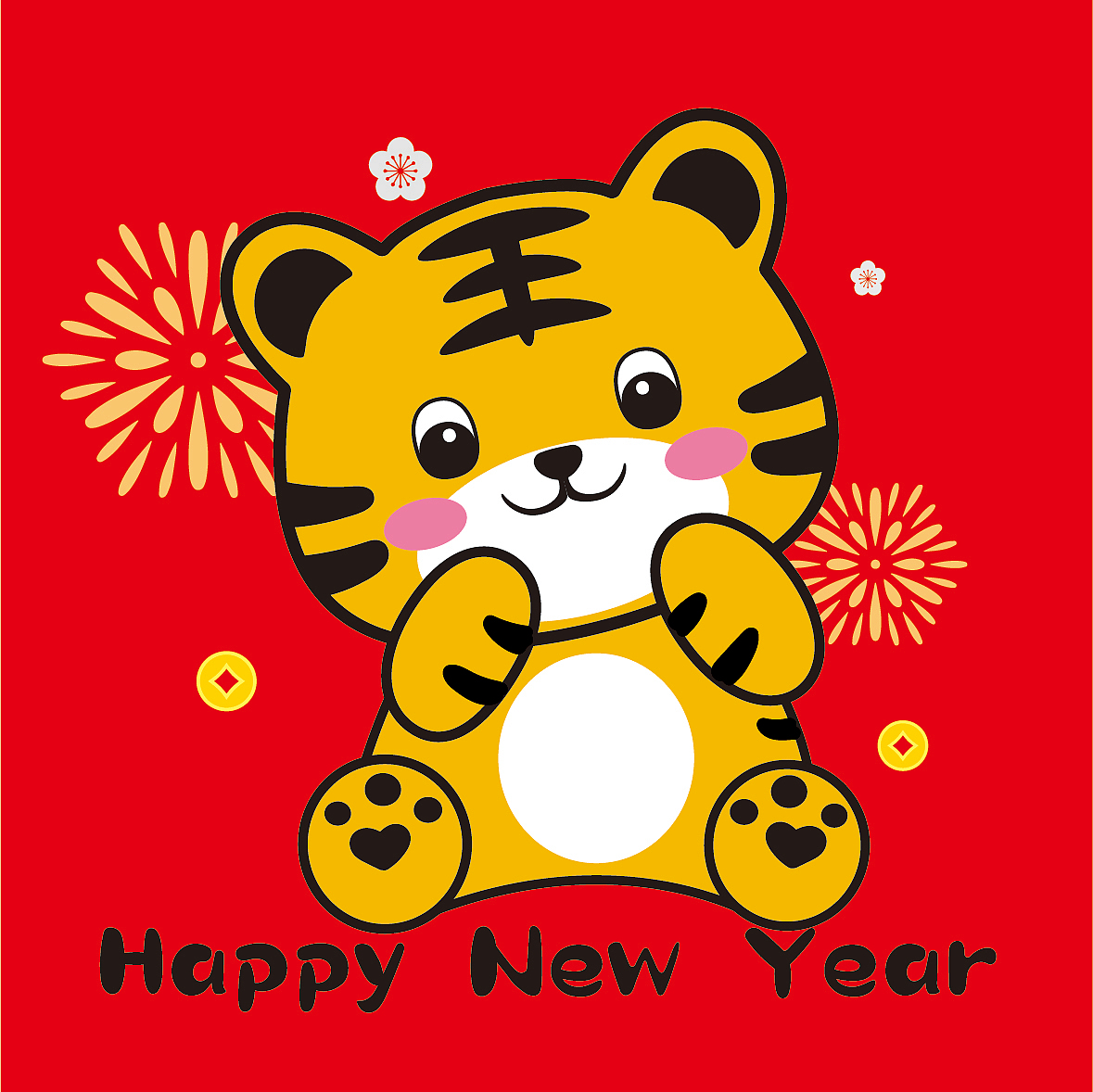 虎年插画 2022虎年 卡通虎 生肖虎（图ZMjc4NTM3NDk2） - 商业插画 - 站酷设计师苗小仙插画原创素材 - 站酷ZCOOL