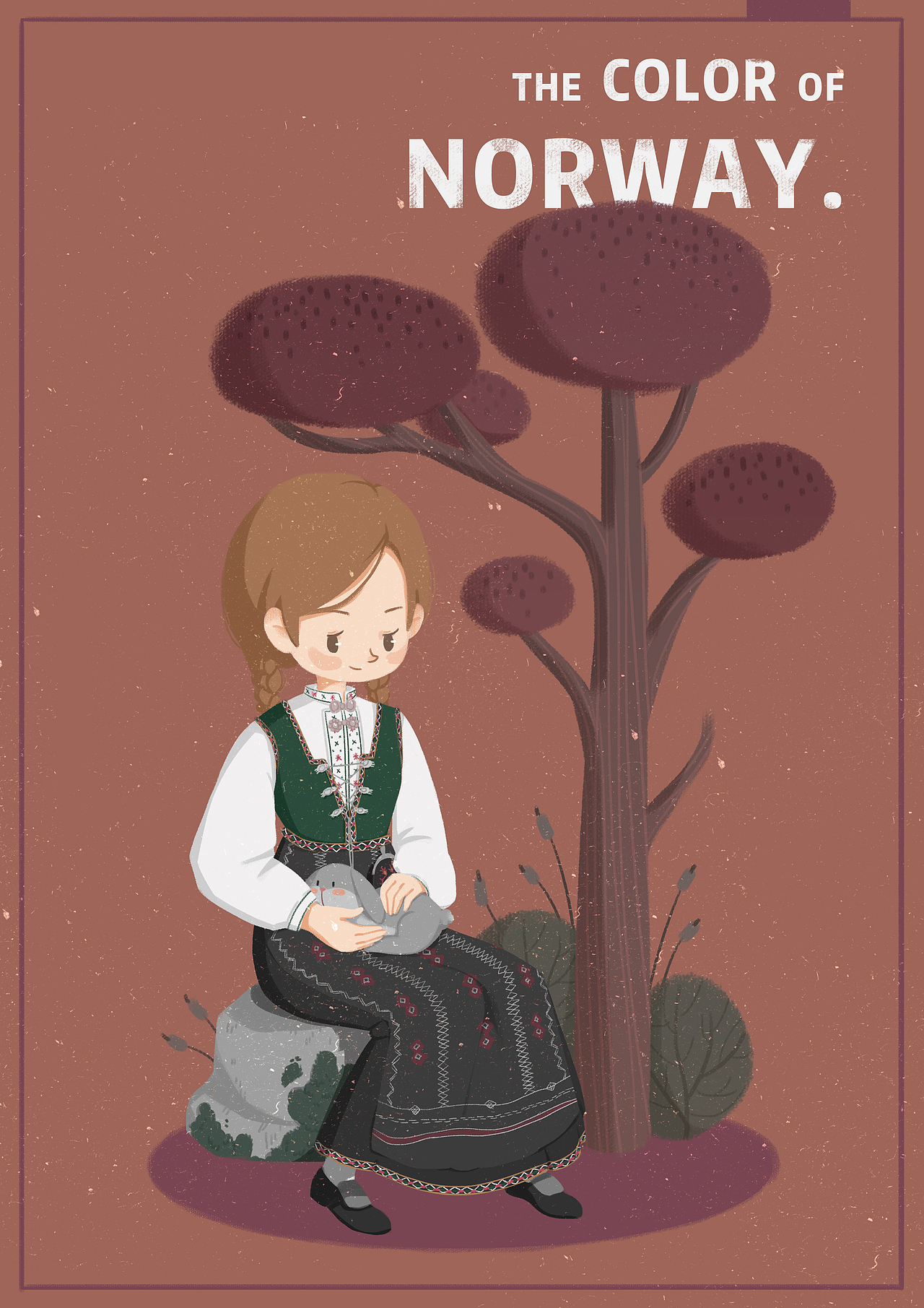 [插畫練習(xí)] 挪威之色（圖ZMTkwMjQxOTUy） - 創(chuàng)作習(xí)作 - 站酷設(shè)計(jì)師五五蚊原創(chuàng)素材 - 站酷ZCOOL