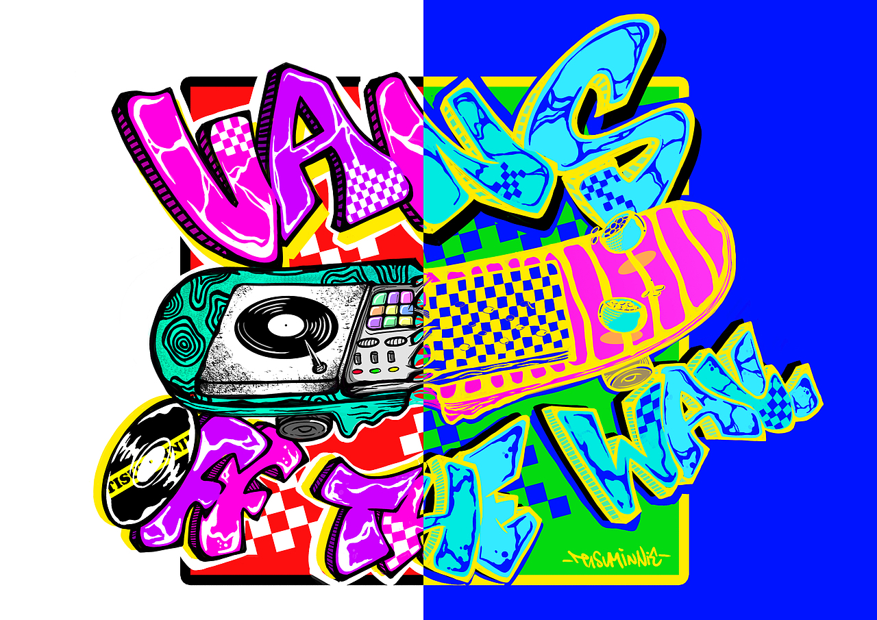 Vans DJ棋盘插画（图ZMTc0NTkwMjk2） - 新锐潮流插画 - 站酷设计师Tiffsuminnie原创素材 - 站酷ZCOOL