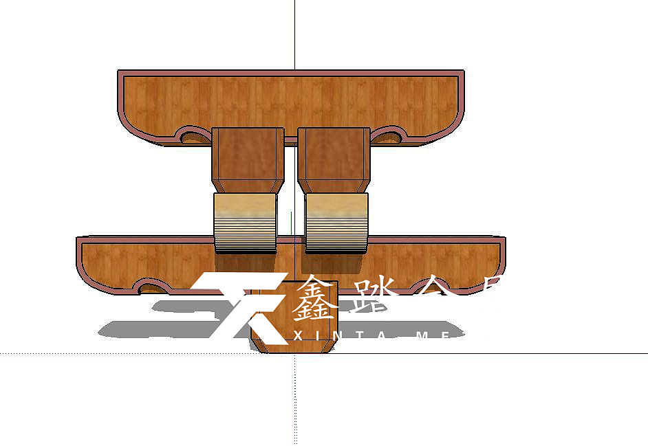 古建内檐不锈钢斗拱造形优美、壮观