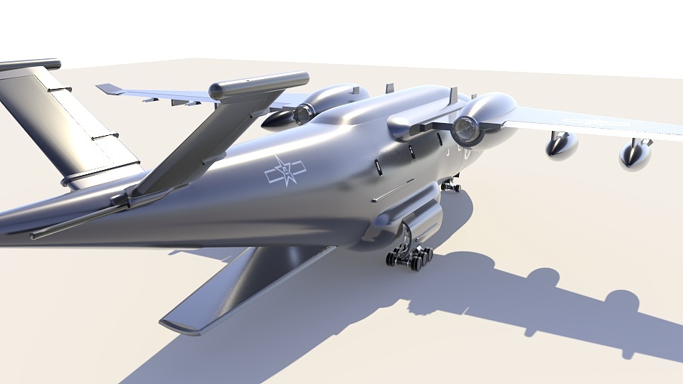 运输机（图ZMzcyNjEwNDM2） - 机械/交通 - 站酷设计师志宏三维建模原创素材 - 站酷ZCOOL