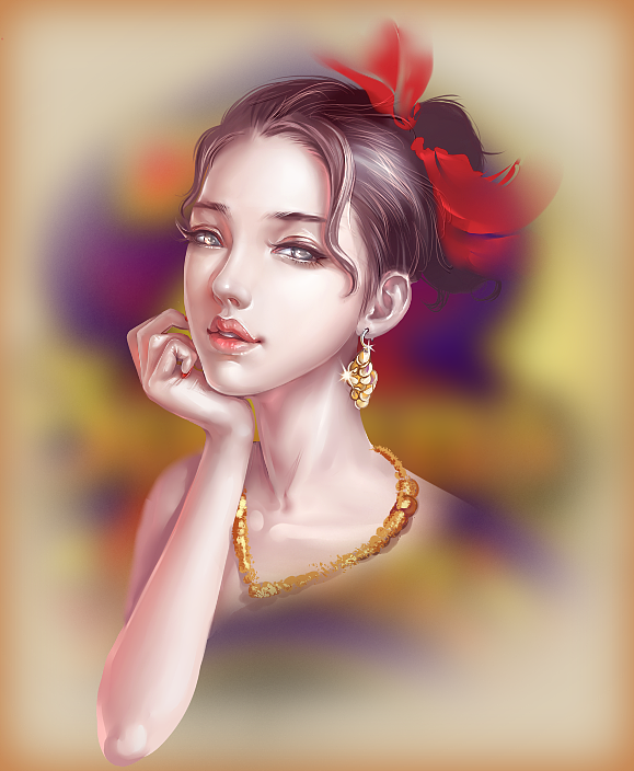 性感杳然（图ZMTc2MzQ3NzY=） - 商业插画 - 站酷设计师五号铅笔原创素材 - 站酷ZCOOL