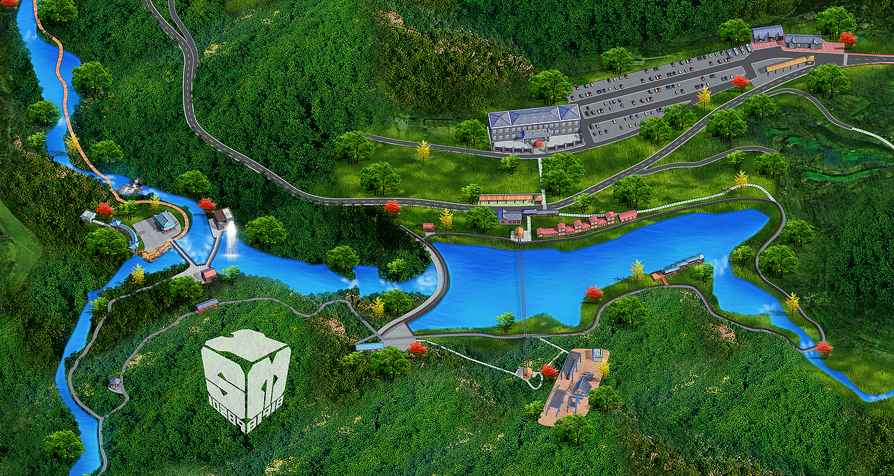 03三维风格景区导览图(39p)