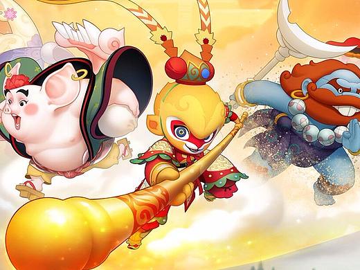 天火Shawn—手游《闹闹天宫》美宣海报