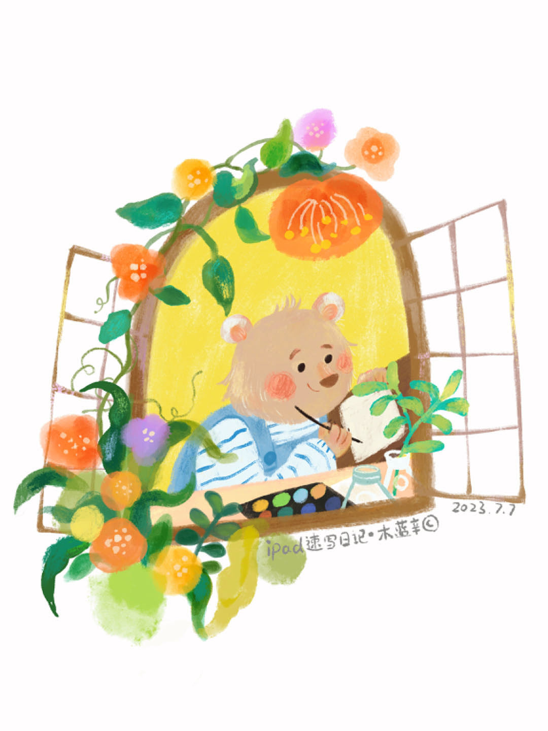 原创插画丨画一篇可爱画儿