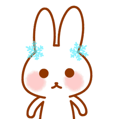 微信QQ表情包-雪雪兔家族
