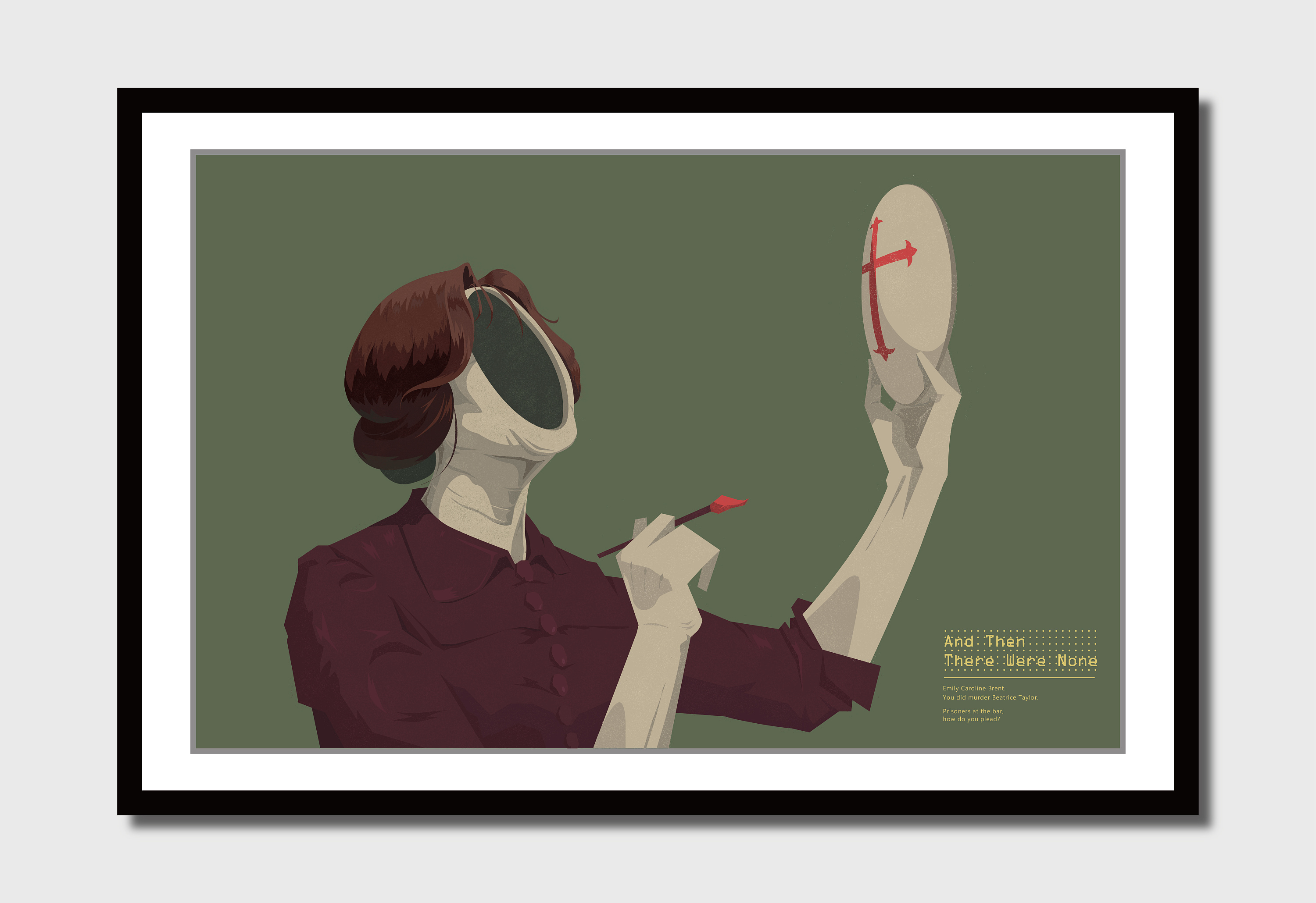 悬疑读物无人生还原创插画习作