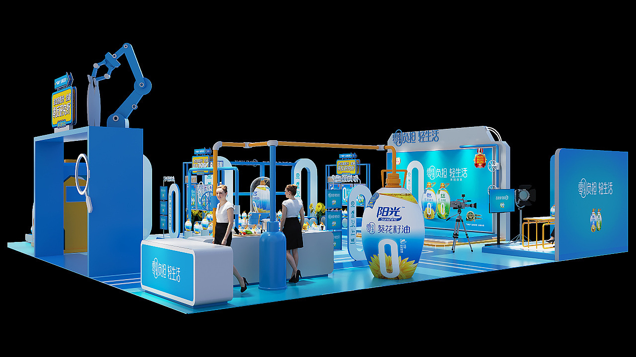 金龙鱼快闪店（图ZMjU0MjQ0Mzgw） - 场景 - 站酷设计师深圳小明同学原创素材 - 站酷ZCOOL