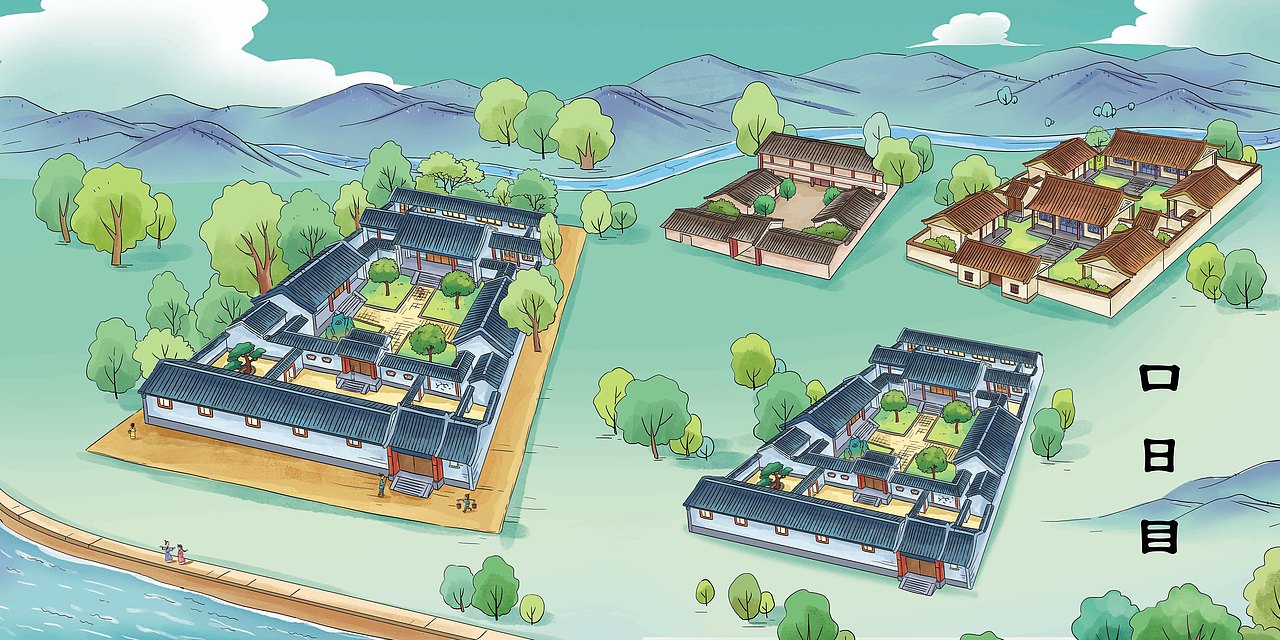 古风插图（图ZMzE3NjMzOTUy） - 商业插画 - 站酷设计师简单兰原创素材 - 站酷ZCOOL