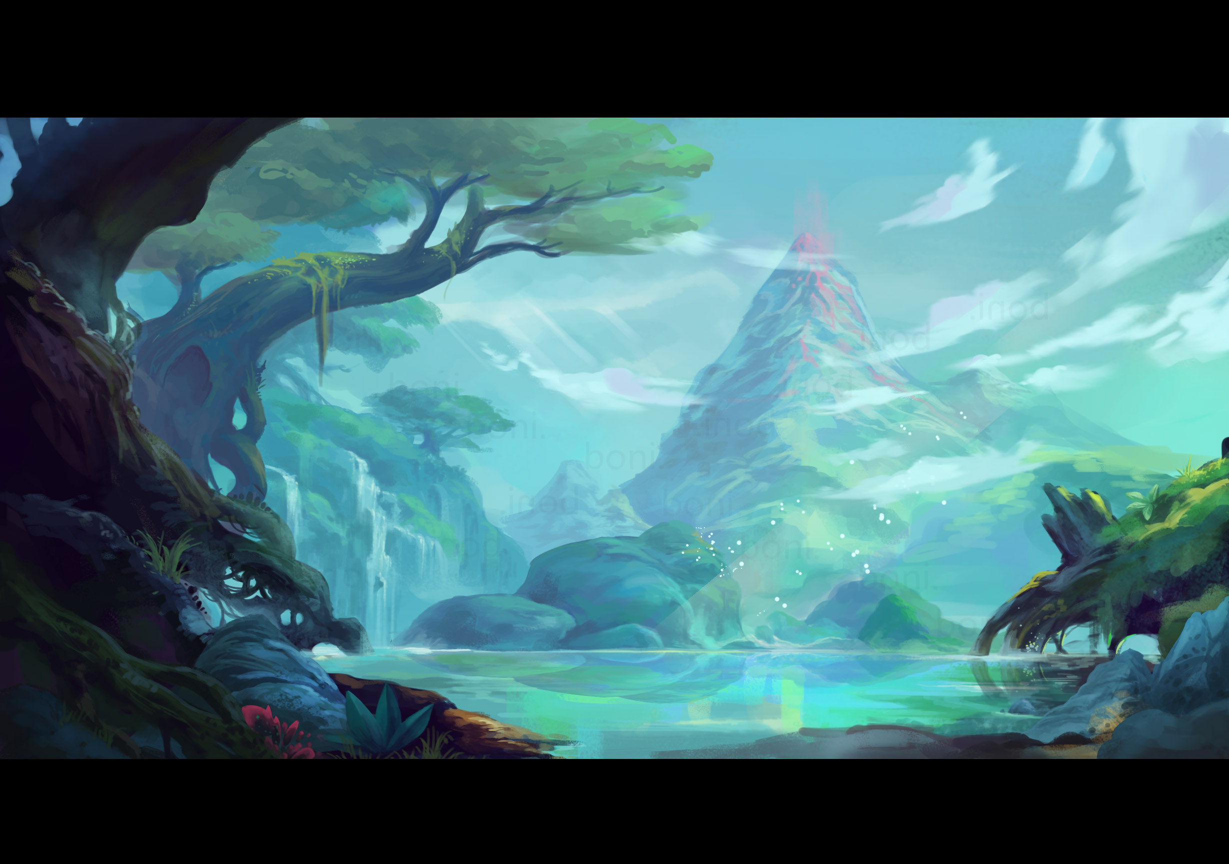 场景系列|插画|概念设定|oyeboni - 原创作品 - 站酷 (zcool)