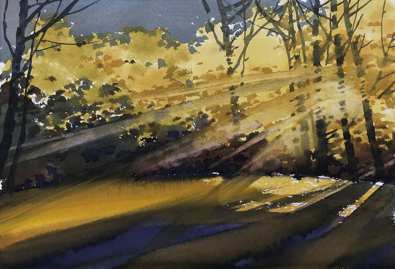 2021 国庆水彩速写