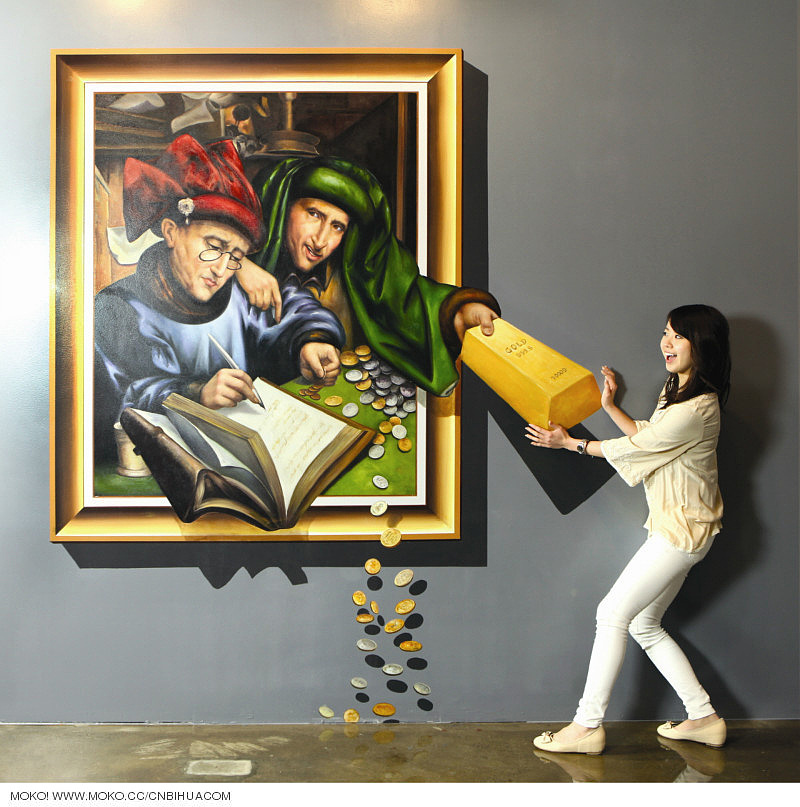 3D壁画馆 3D壁画 3D彩绘壁画 3D艺术馆 3D壁画小镇（图ZOTgxNTk4MDQ=） - 景观设计 - 站酷设计师北京金盛博创3D画原创素材 - 站酷ZCOOL