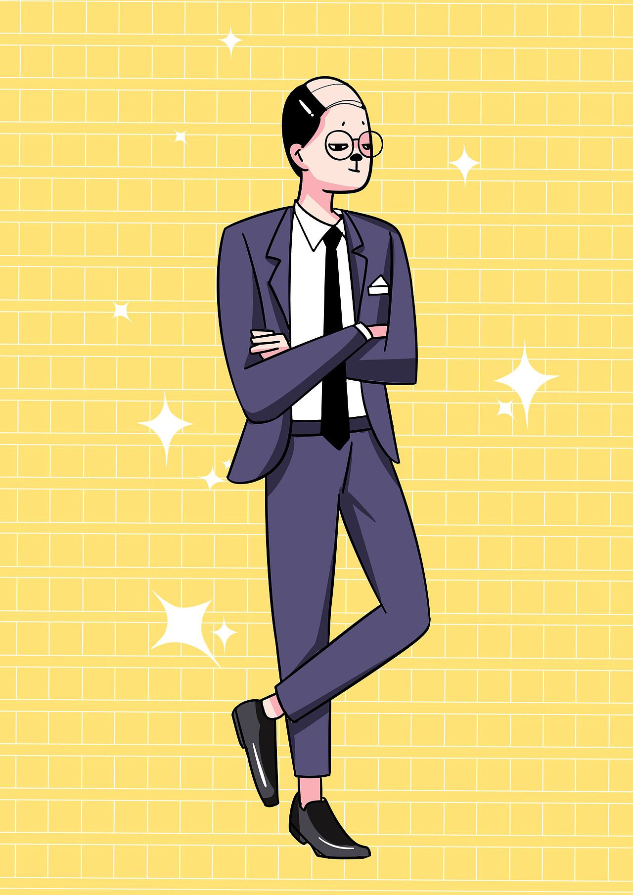 h5斜杠青年9099|插画|商业插画|六毛画屋_原创作品-站酷zcool