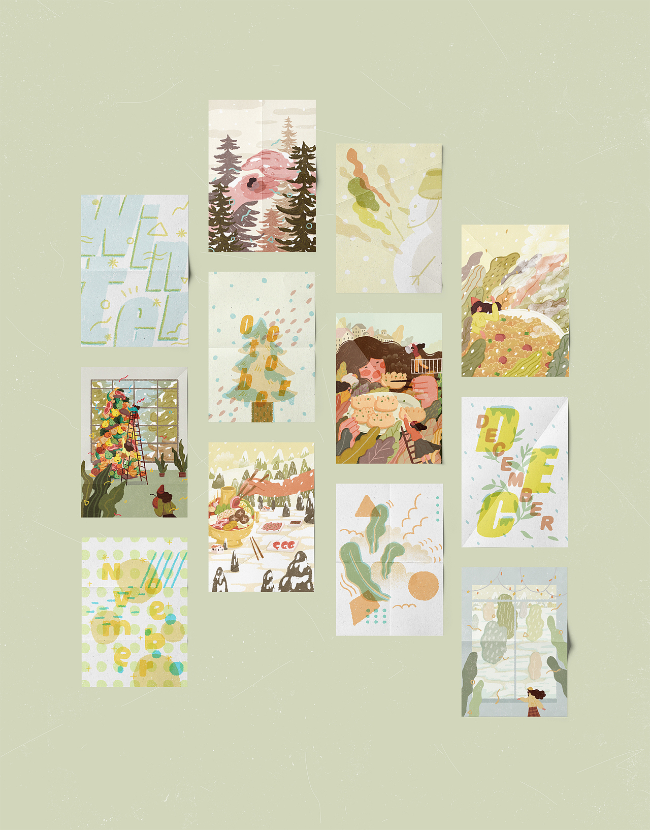 2020年终插画作品总结