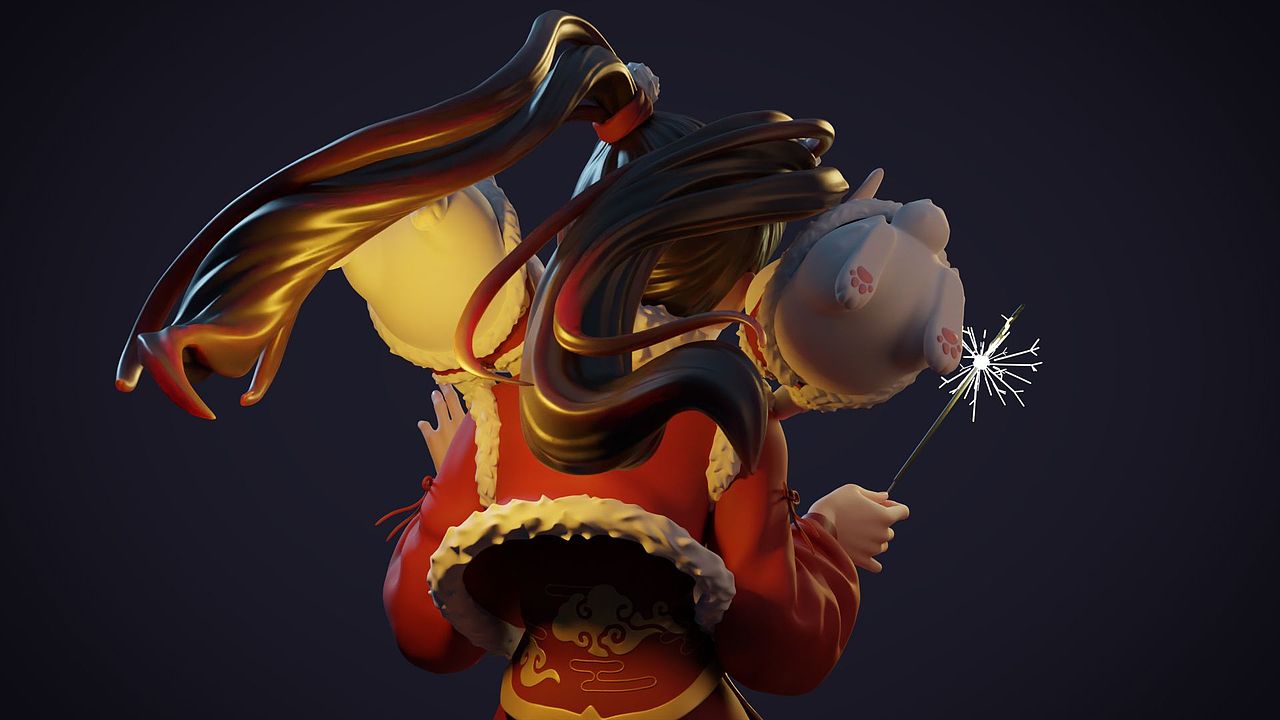 兔年春节快乐（图ZMzI4NTgyMjQw） - 人物/生物 - 站酷设计师宇轩YX原创素材 - 站酷ZCOOL