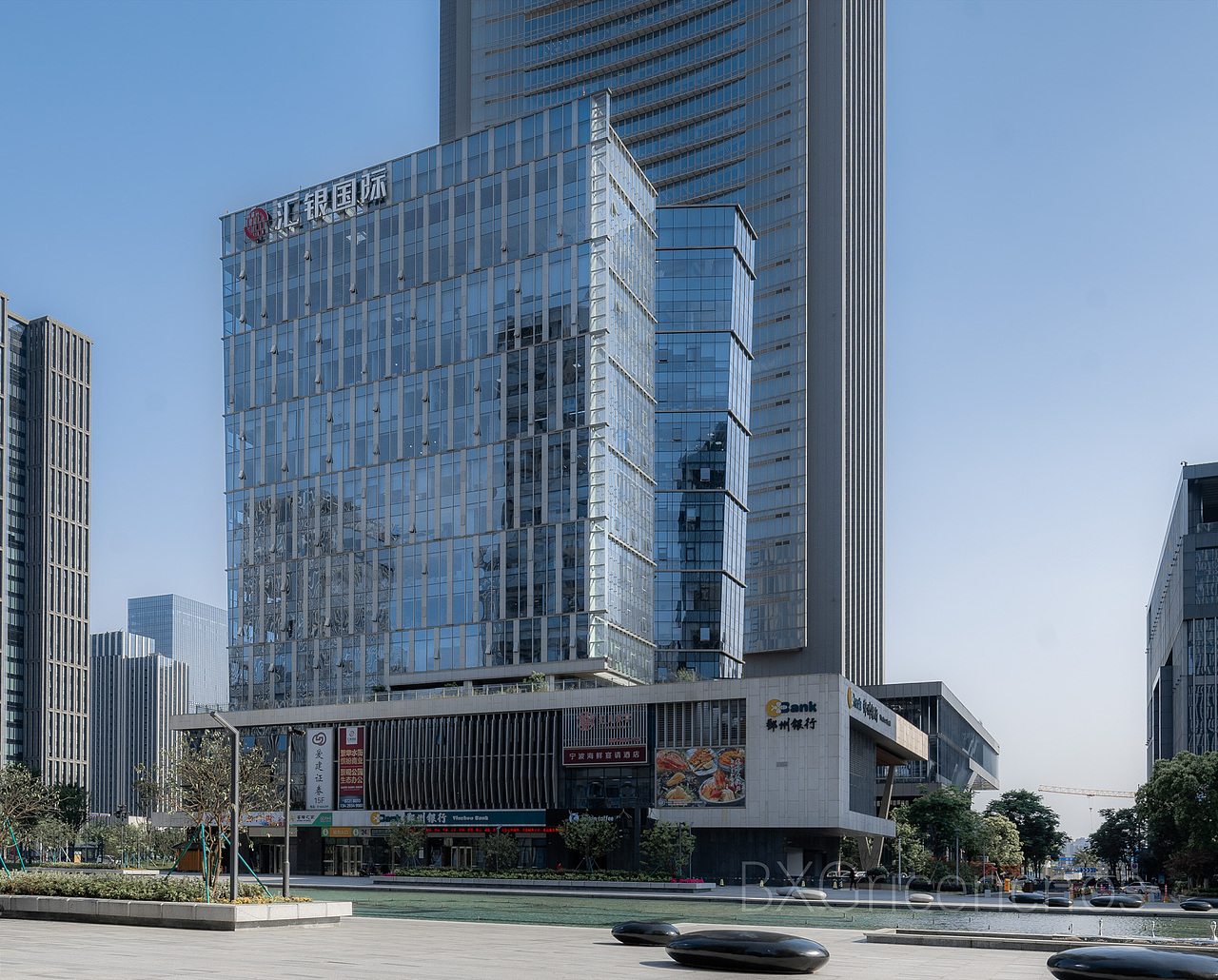 宁波东部新城建筑群 建筑摄影