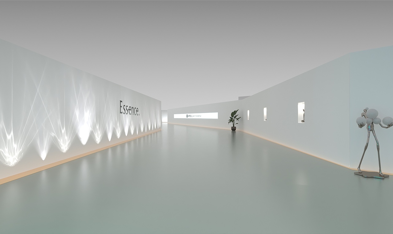 极简主义艺术通道和围挡（图ZMzIxMDA4OTEy） - 展陈设计 - 站酷设计师地上的云原创素材 - 站酷ZCOOL