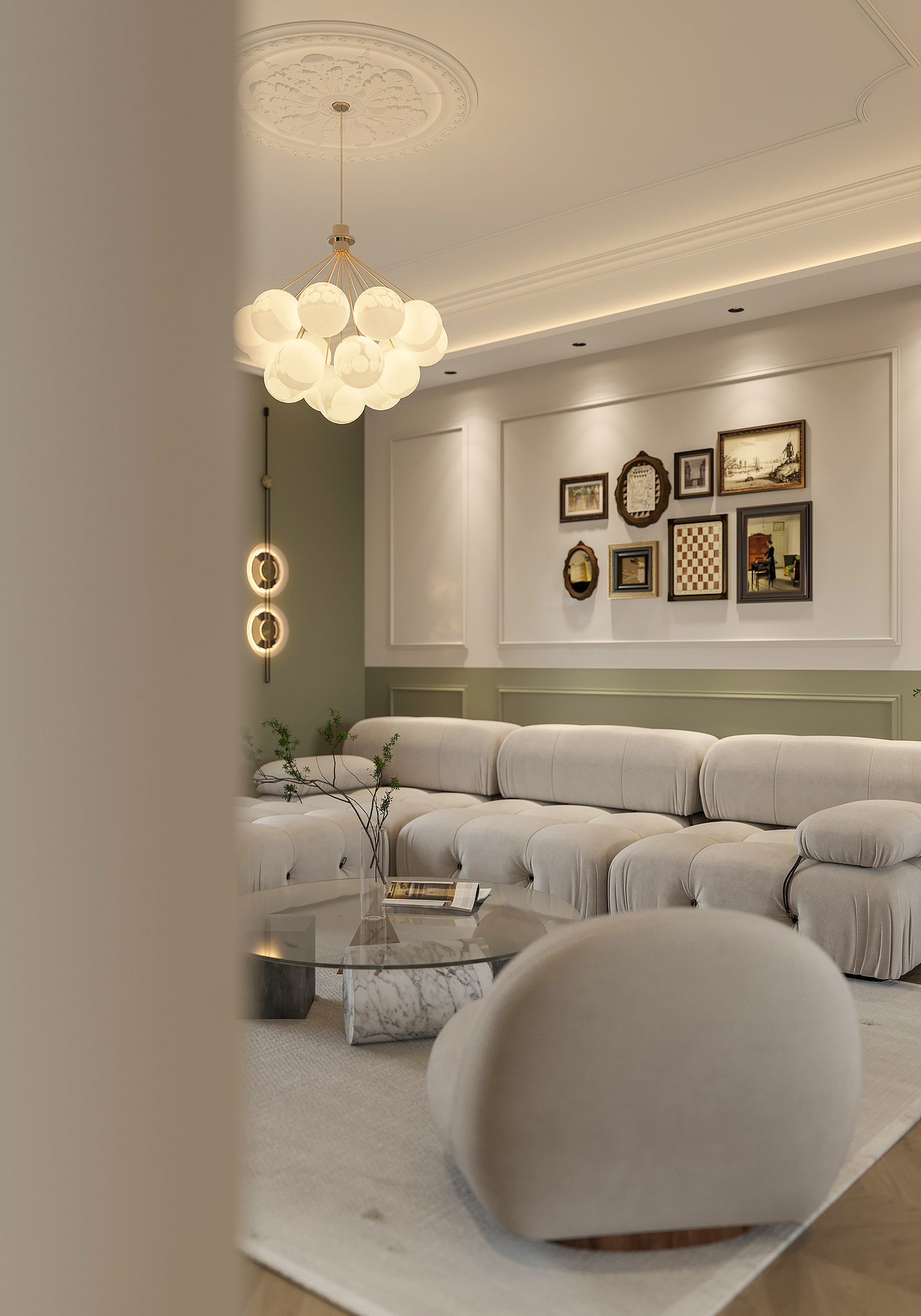 简约美式效果图表现