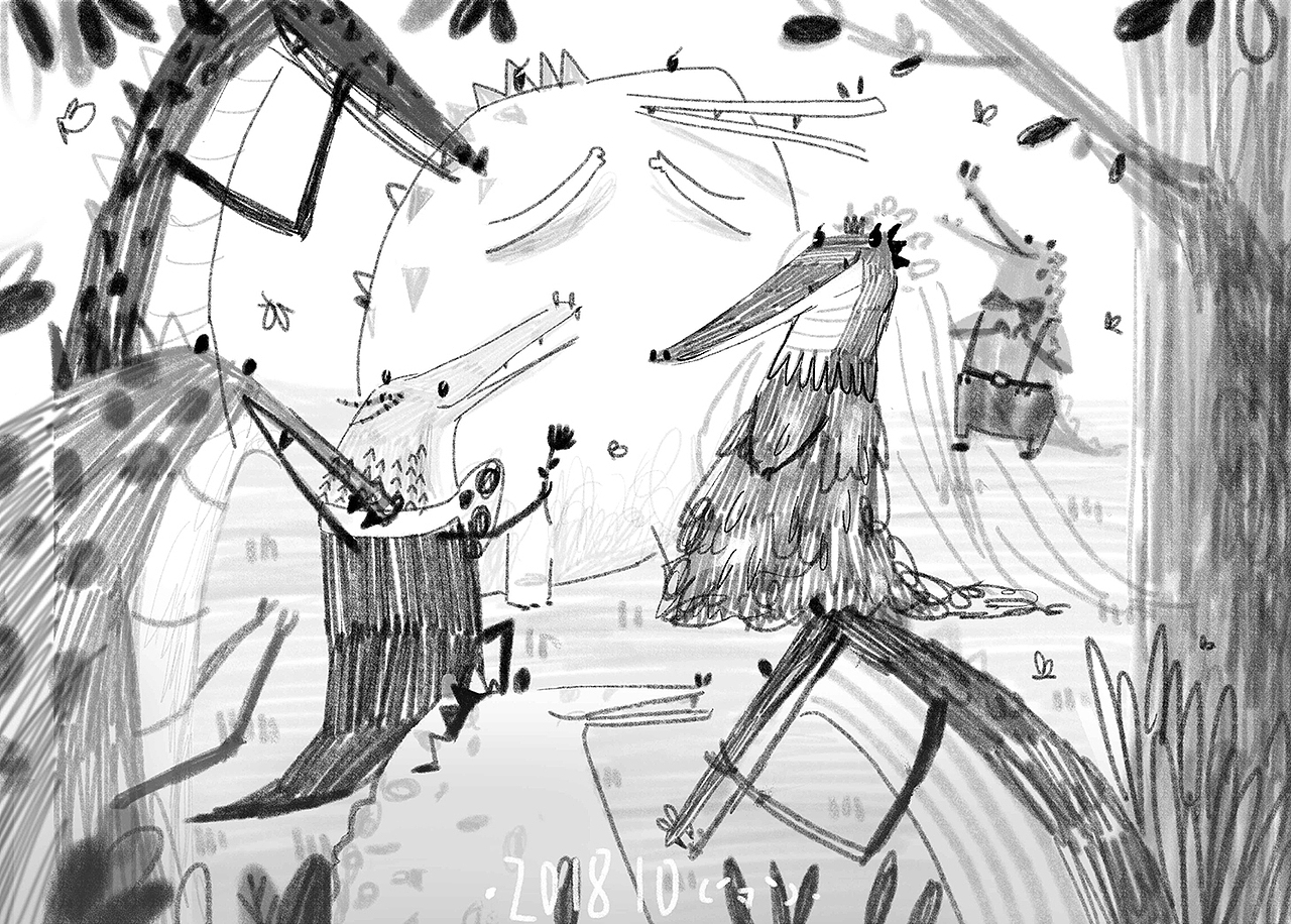 鳄鱼家的求婚现场