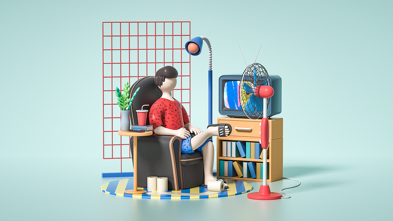 儿童节快乐~(C4D+OC选集)