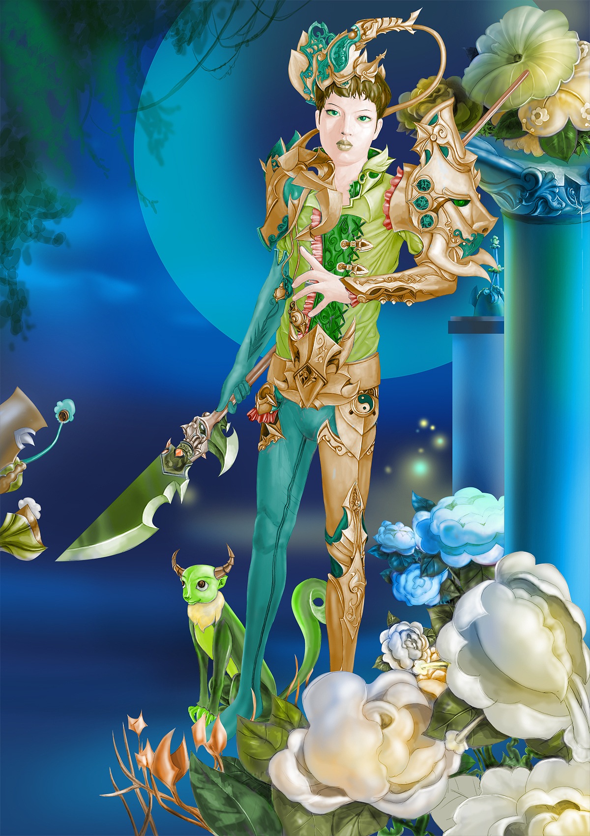 手绘系列一（图ZNDIxOTcwNTI=） - 游戏原画 - 站酷设计师感恩的心123原创素材 - 站酷ZCOOL