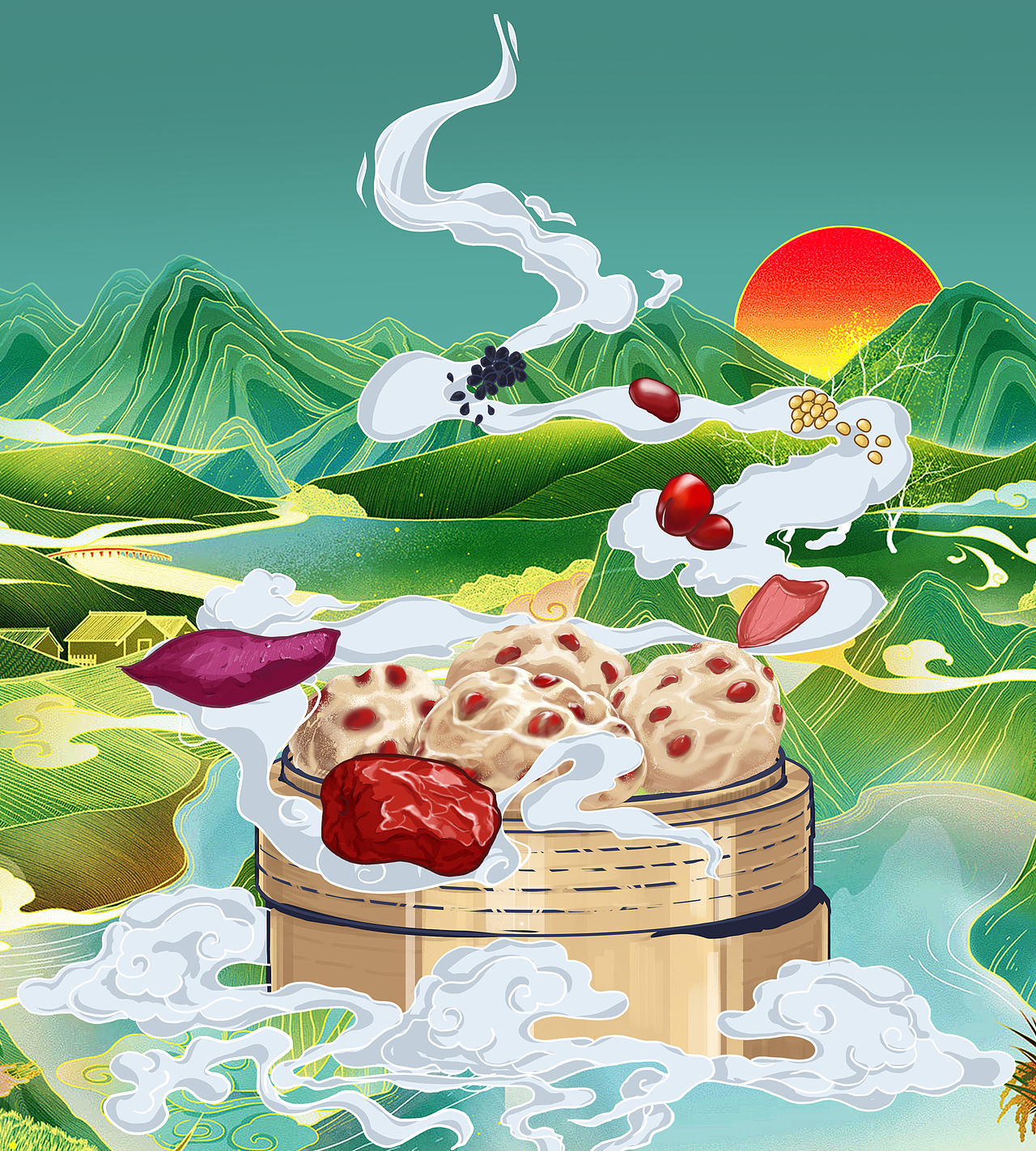 非遗传承手作 | 李金芳粘豆包