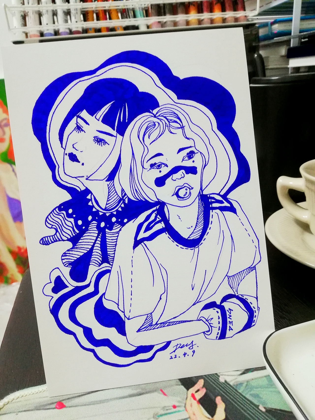 双生（图ZMjk2NDcxOTA4） - 创作习作 - 站酷设计师小DENG_原创素材 - 站酷ZCOOL