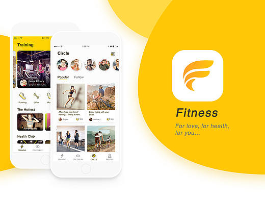 Fitness-健身app设计概念