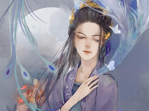 孔雀（个人主页-ZMzM0NDA4Njg=） - 创作习作 - 站酷设计师杉蓝原创素材 - 站酷ZCOOL