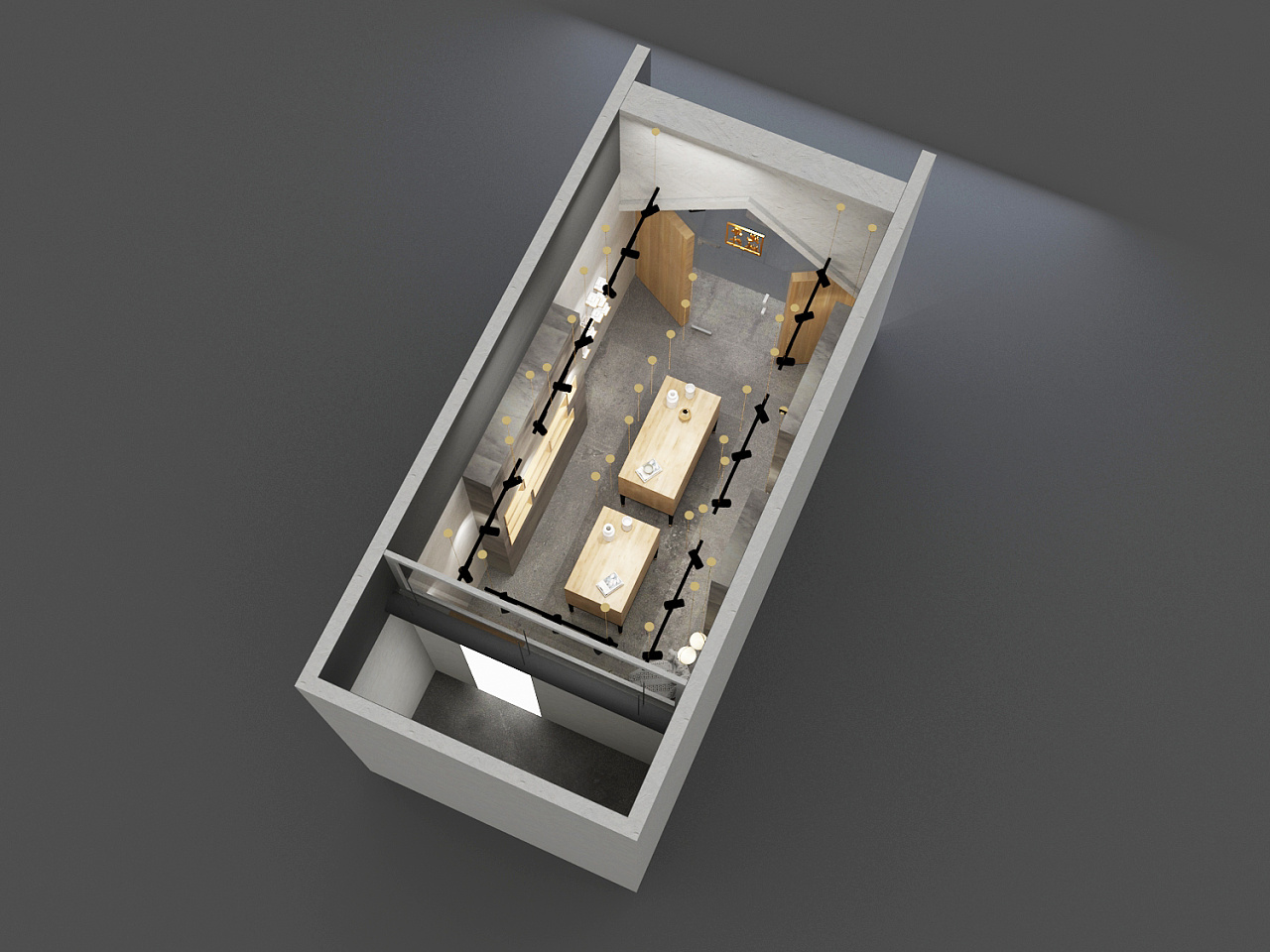 光年以外店铺 效果图设计 室内装修 3d