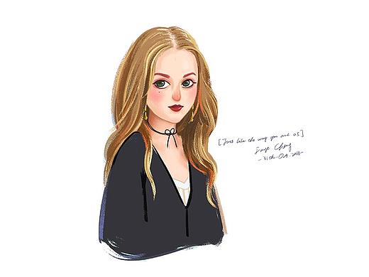 小姐姐系列插画（五）（个人主页-ZMzEwNDk0MDg=） - 创作习作 - 站酷设计师FayeA费啊原创素材 - 站酷ZCOOL