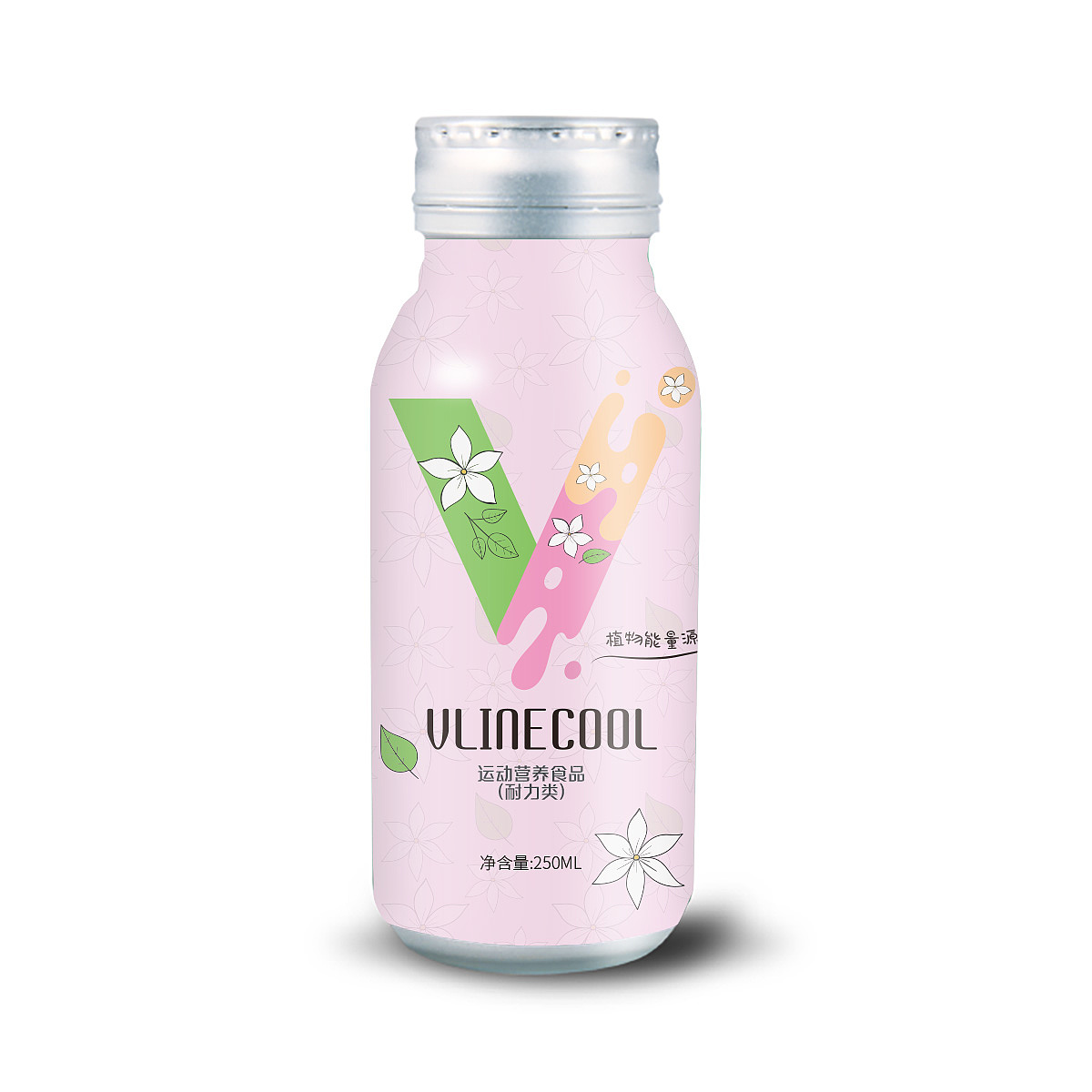 女性饮料瓶包装设计