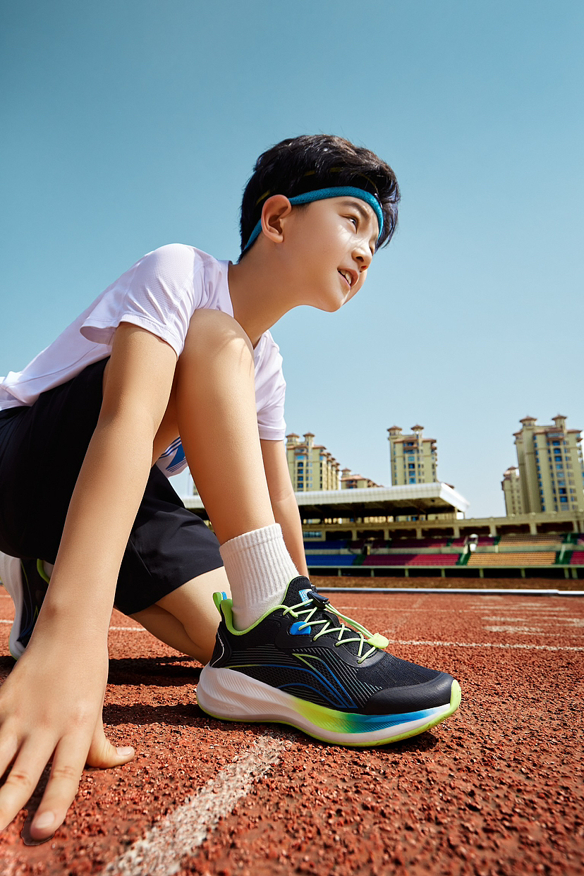 商业拍摄,童跑步系列