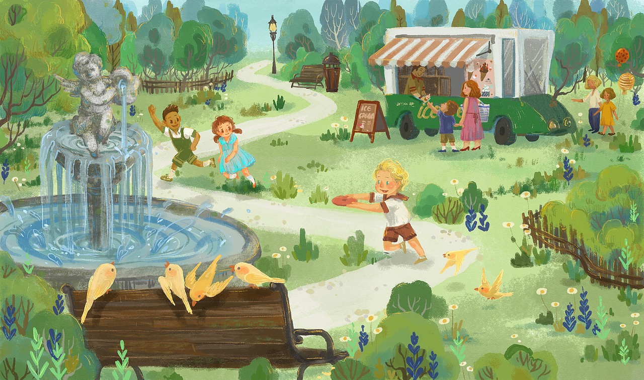 《还在老地方》图书插画（图ZMzI2MjYyOTY4） - 绘本 - 站酷设计师山葵s原创素材 - 站酷ZCOOL