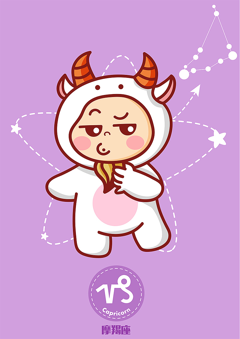 12生肖和12星座插画绘制（图ZNTg2NTQ0ODg=） - 商业插画 - 站酷设计师魏小毛原创素材 - 站酷ZCOOL