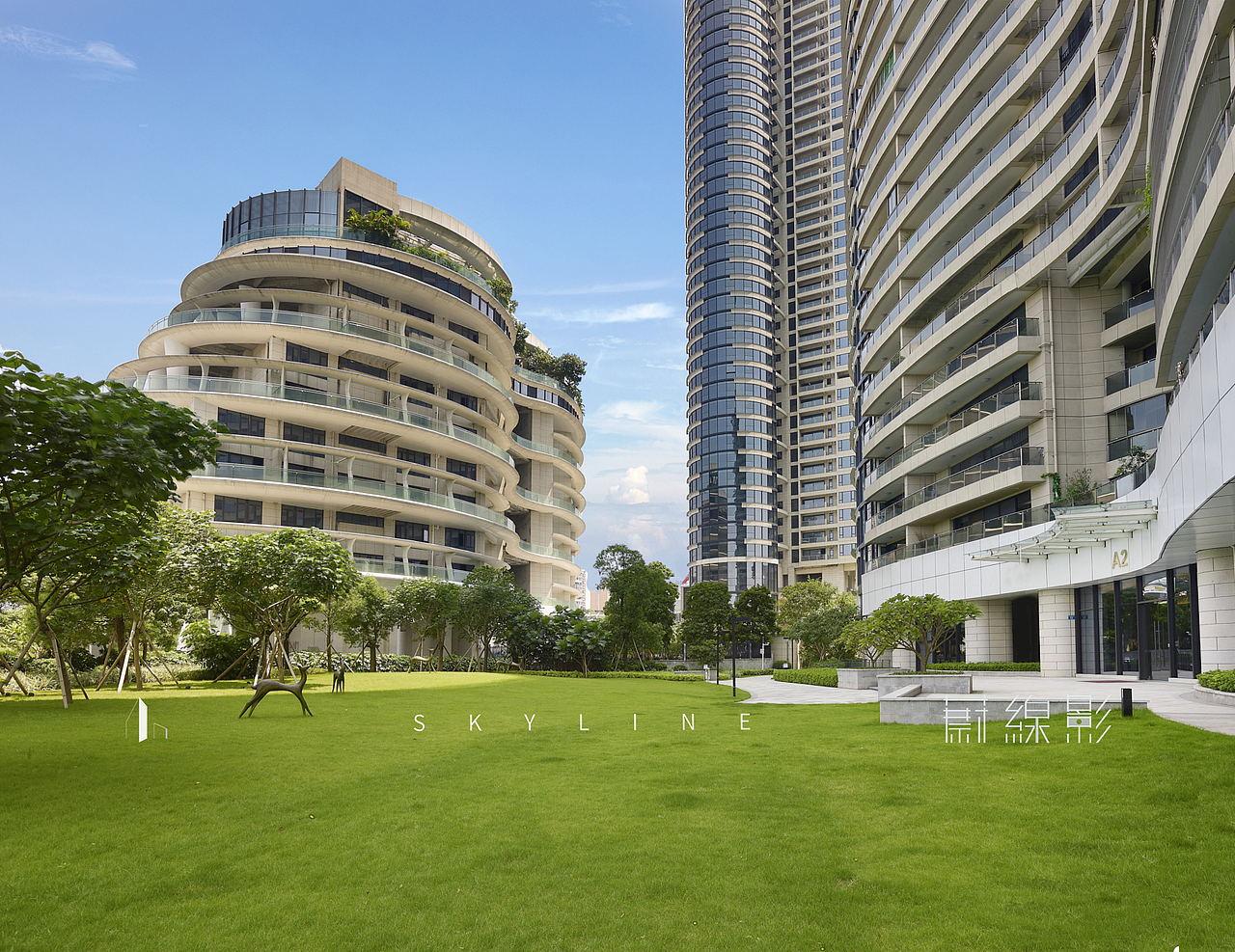 黄誉蔚建筑地产摄影|广州天誉半岛花园 白鹅潭豪宅标杆