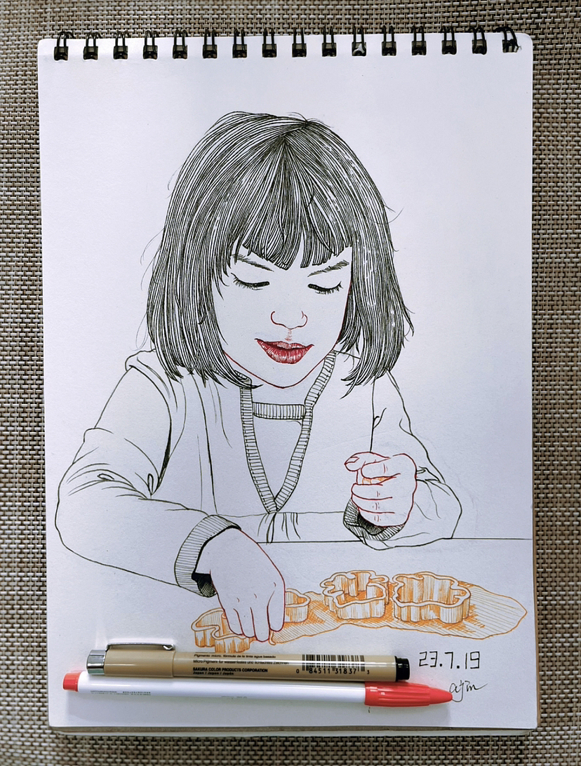 线条人物手绘（图ZMzQ2MzA1NTQw） - 创作习作 - 站酷设计师COCO2908原创素材 - 站酷ZCOOL