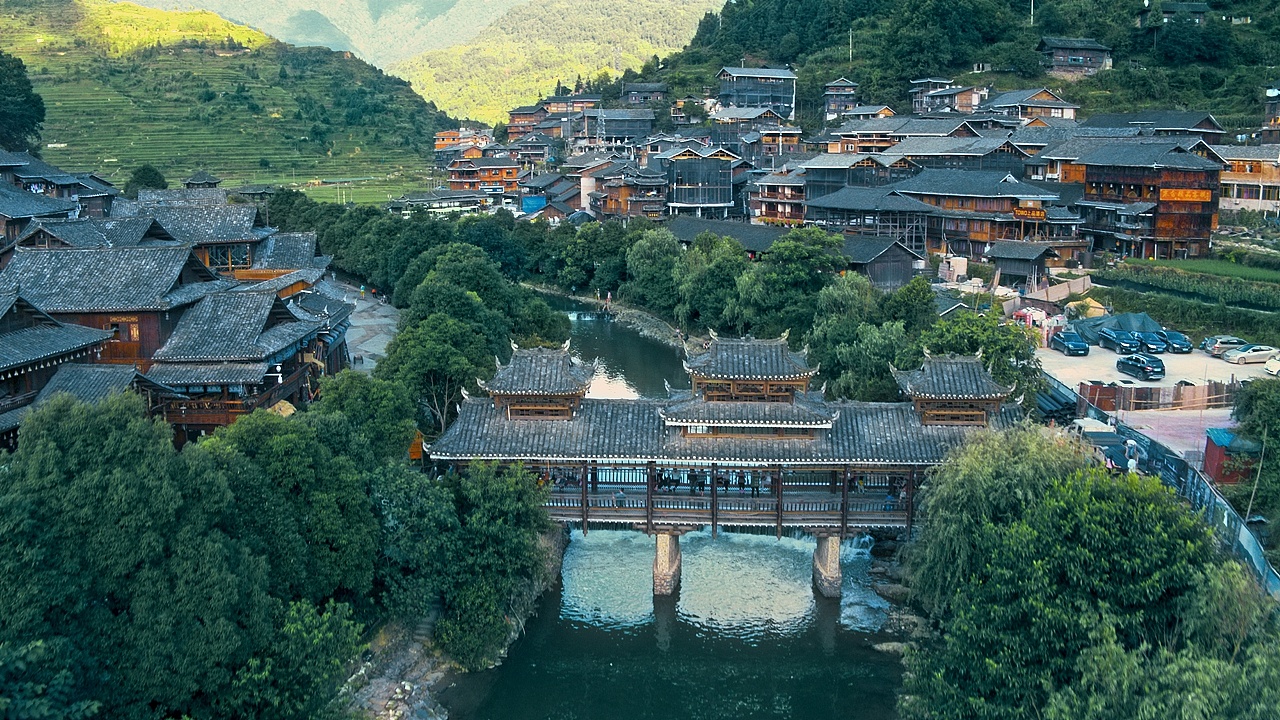 古镇航拍