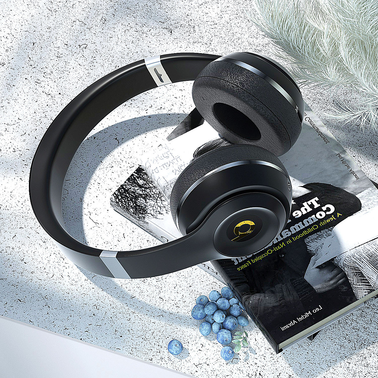 头戴式耳机渲染