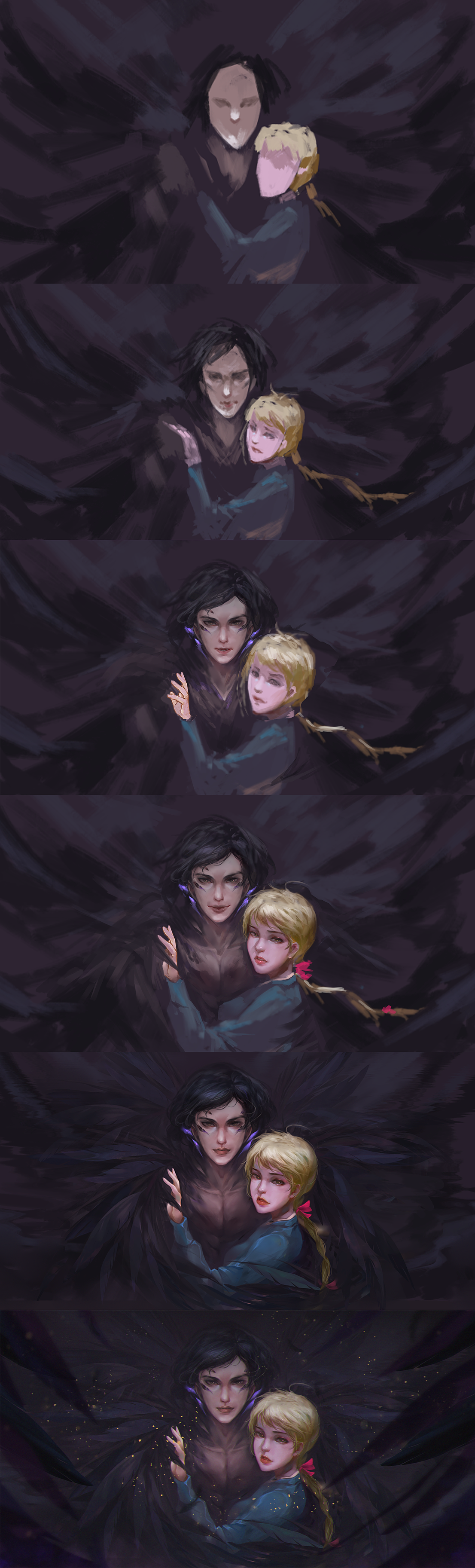 插画哈尔同人 带过程（图ZMjkxNzQ4MzA0） - 商业插画 - 站酷设计师画画的柴只原创素材 - 站酷ZCOOL