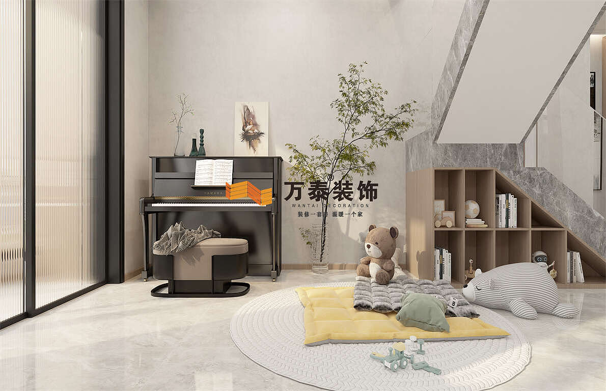 济南万泰装饰设计师-琴房