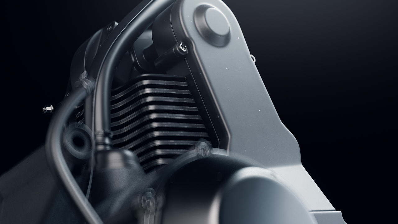 杜卡迪摩托车渲染