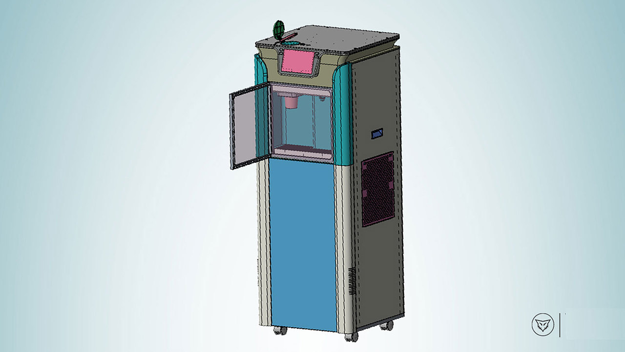空气制水机设计工作原理（图ZMjY3MzQyNzg4） - 其他工业/产品 - 站酷设计师深圳白狐工业设计原创素材 - 站酷ZCOOL