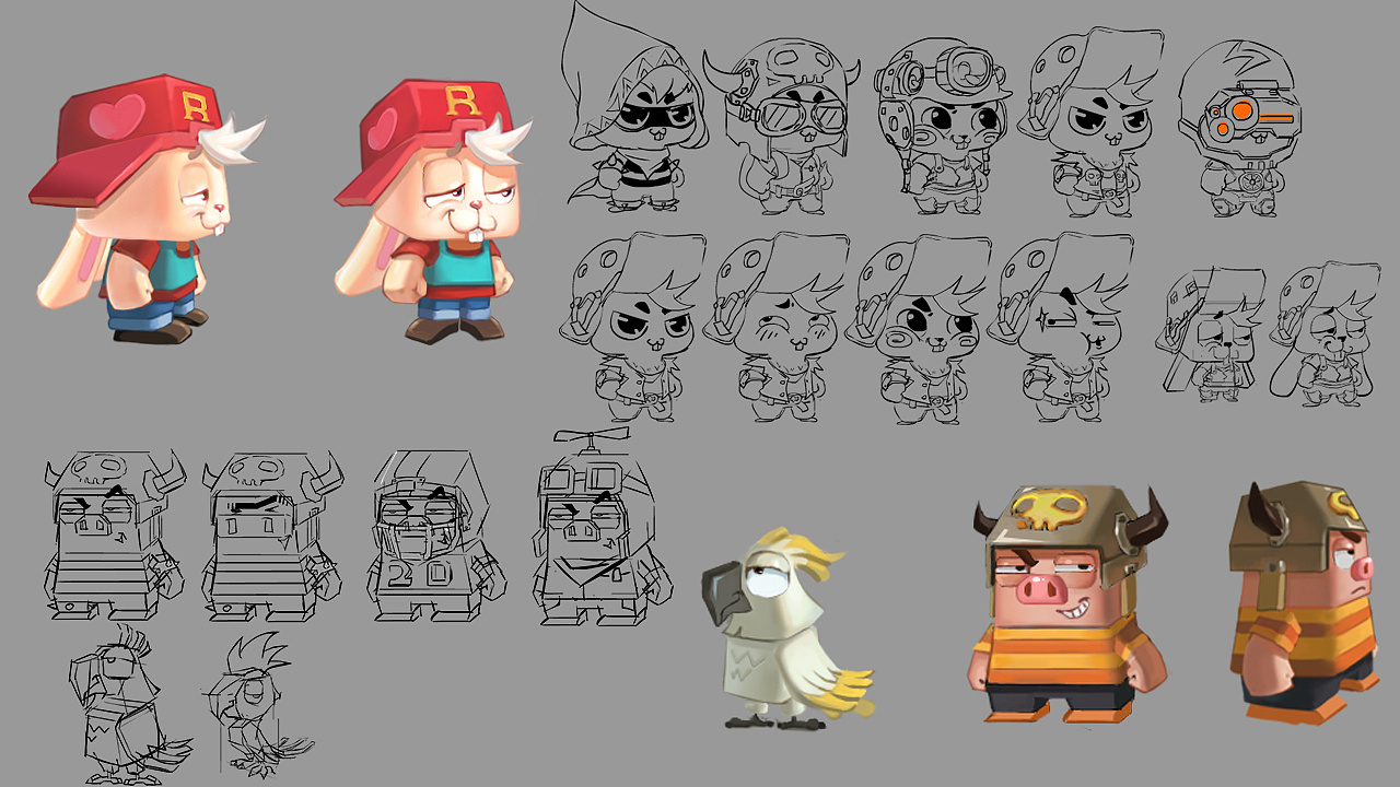 q版类角色原画|插画|游戏原画|xiaosang002 - 原创作品 - 站酷 (zcool