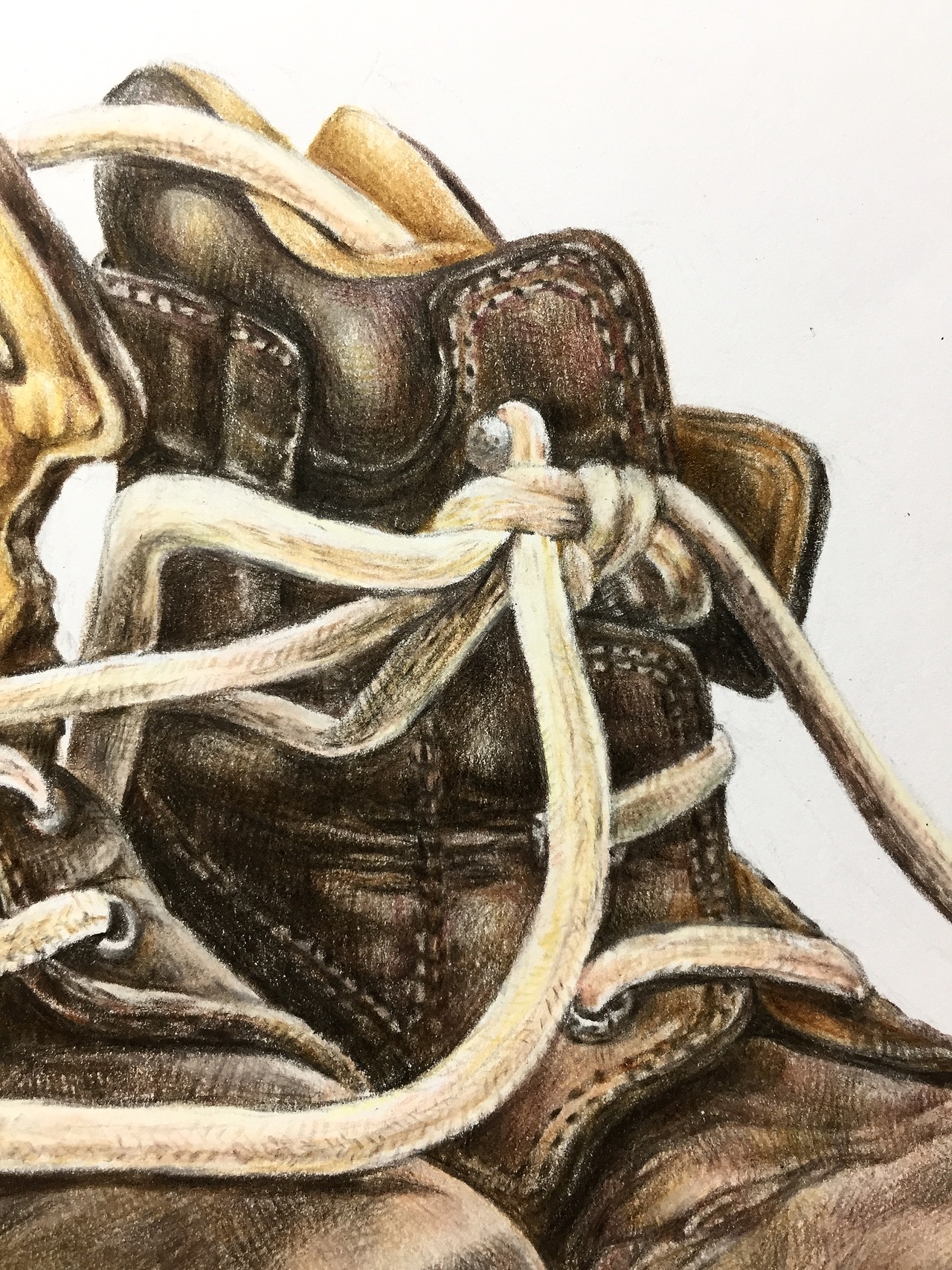 彩铅大头皮鞋_毛伟漫画-站酷zcool