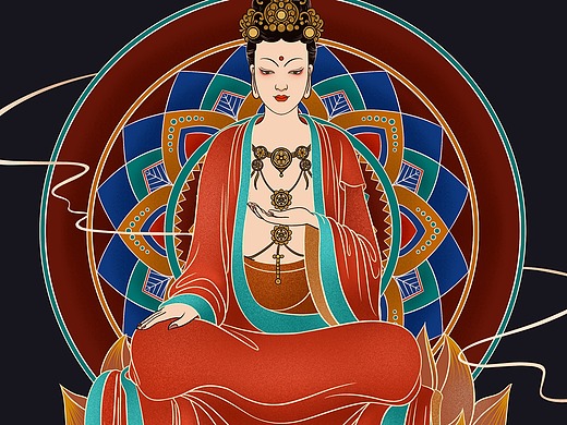 西夏佛教系列插画