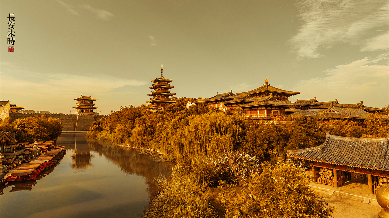 未时长安·唐城（图ZMTcxNjY1MjY4） - 环境/建筑摄影 - 站酷设计师莫禾云集原创素材 - 站酷ZCOOL