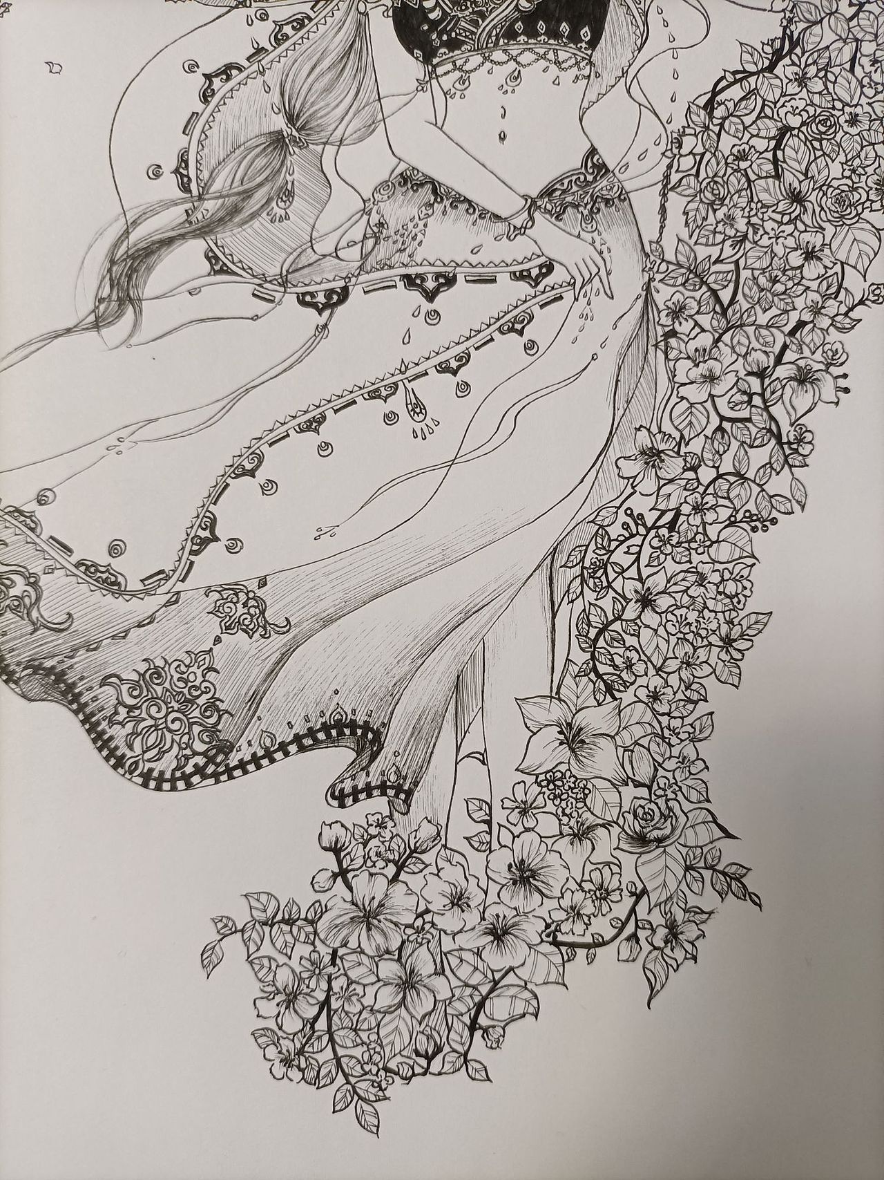 巧笑倩兮 美目盼兮（图ZMzIzNzEyMzM2） - 绘画 - 站酷设计师芮临原创素材 - 站酷ZCOOL