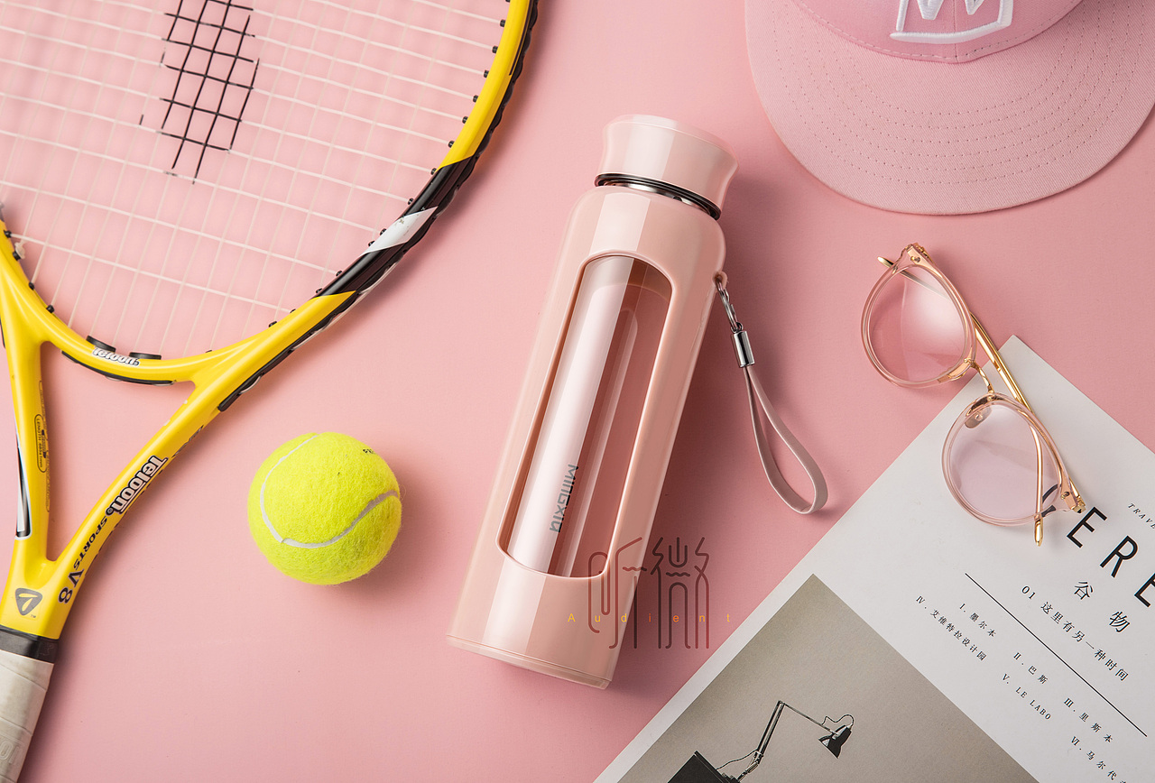 运动简约塑玻杯