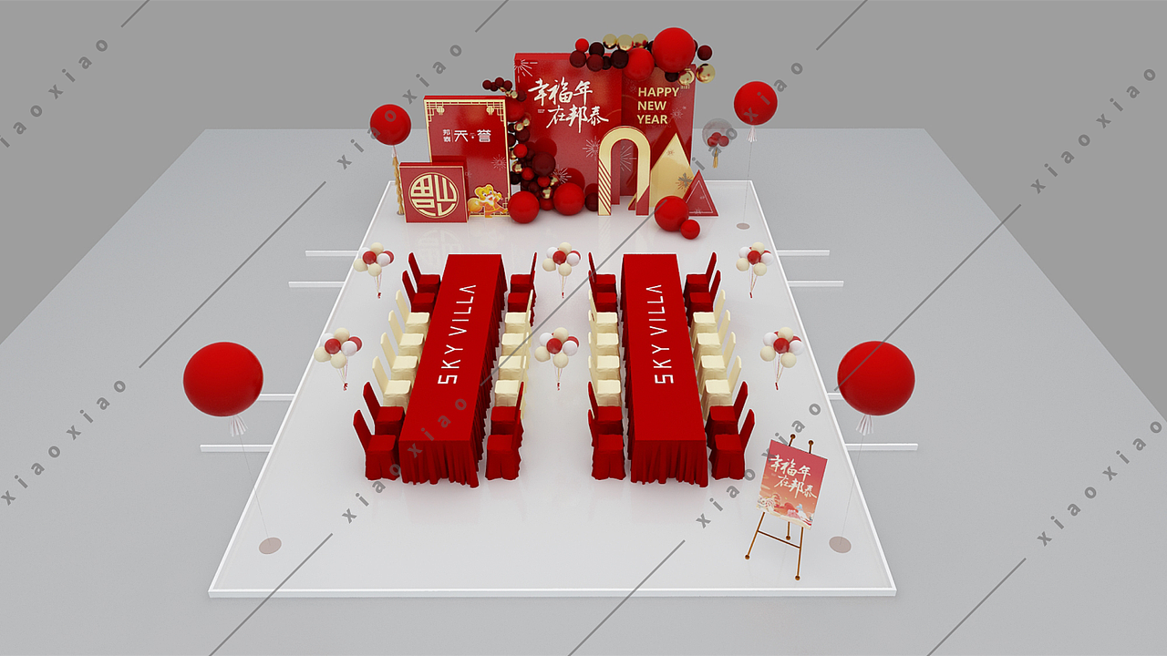 美陈布置（图ZMjkzNTc2NDky） - 其他三维 - 站酷设计师少壮没努力原创素材 - 站酷ZCOOL